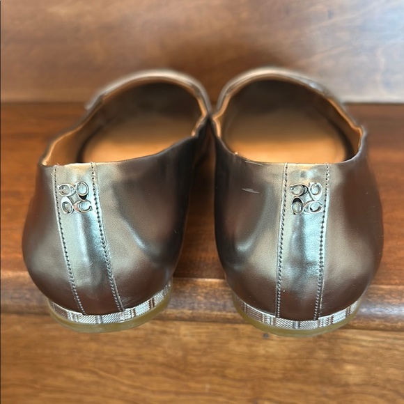 Coach Metallic Silver Women's Loafers - Picture 5 of 11